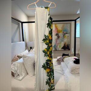 Amanda Uprichard Lemon Print White